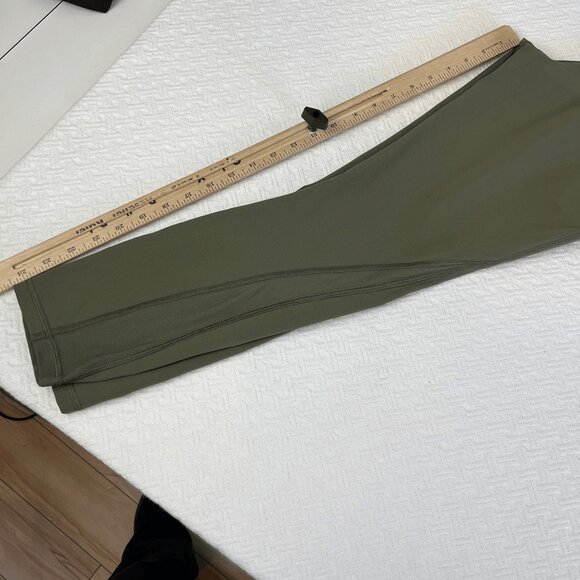 Lululemon Women’s Size 8 Olive Green High Rise Nulu Athleisure Leggings Ankle - Picture 5 of 12